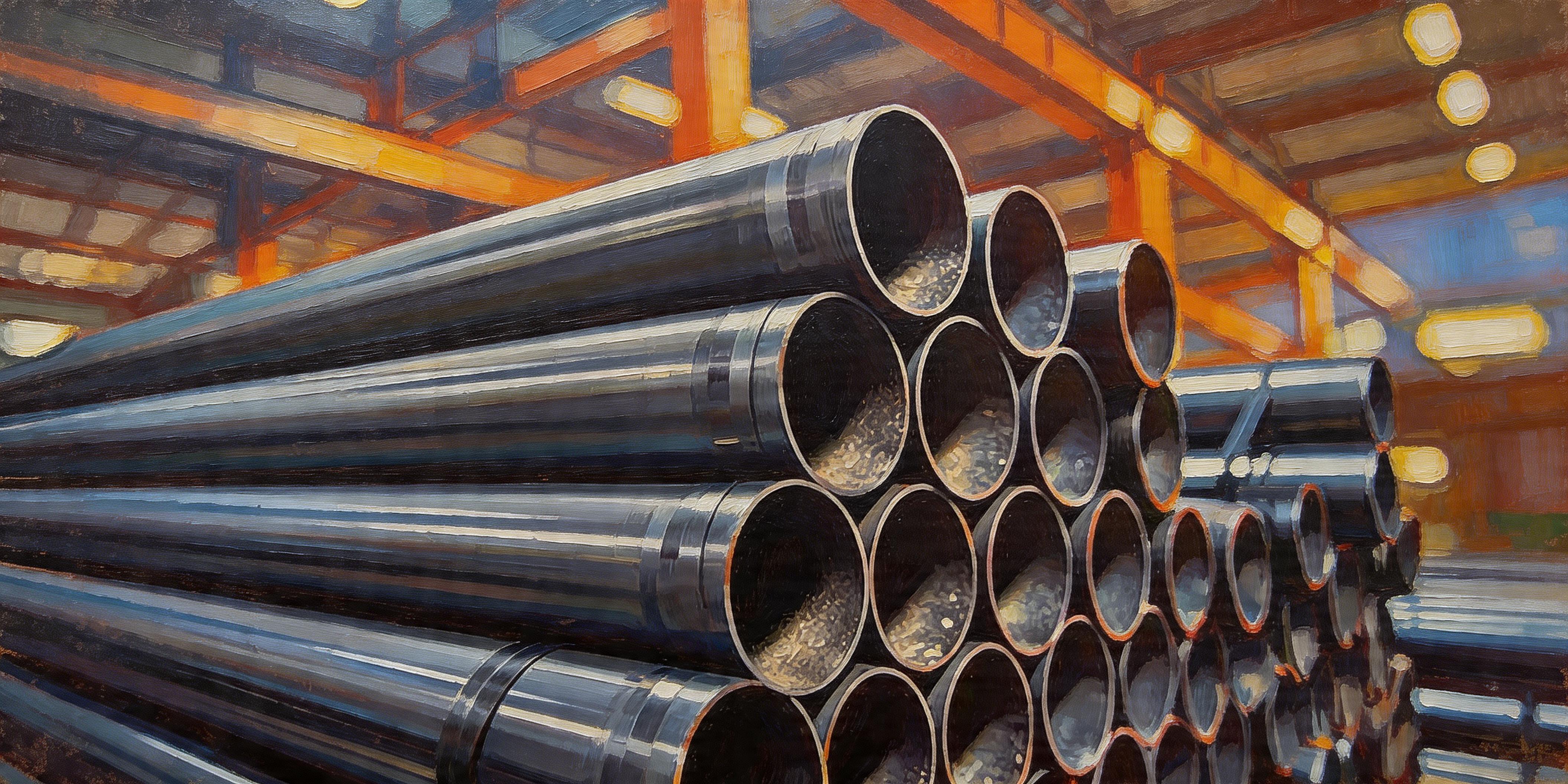 Steel Pipes Stack